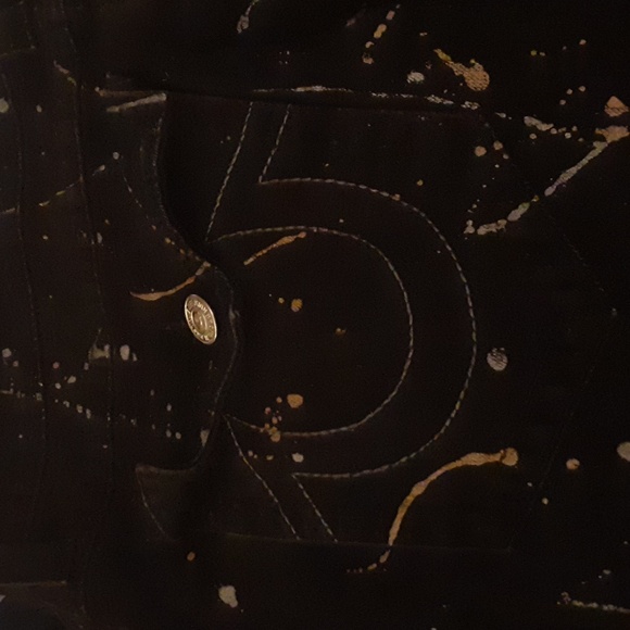 True Religion men's splattered skinny jeans - Picture 8 of 8